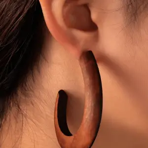 Simple Wooden Earrings