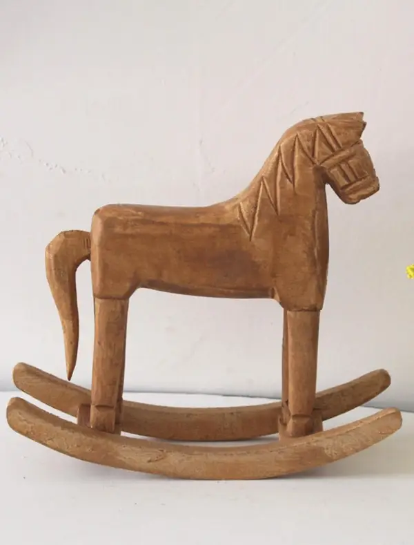 Wood Decoration Craft, Horse Shaped Decoration Object For Home Decor - Image 4